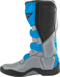 Fly Racing FR5 Motorcycle Boots Grey/Blue Size 7 – Durable and Impact-Resistant Gear