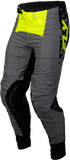 FLY Racing Lite Flake Pants Gray/Hi-Vis/Black, Size 30, Part Number 380-73130