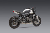 Yoshimura 19660AP520 AT2 Race FS SS/SS/CF Works Exhaust for 2021–2023 Triumph Trident 660