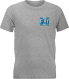 Fly Racing Youth Punk Tee Grey (Part Number 354-0418YS)