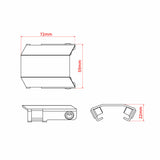 ZETA 6.99 in Silencer Heat Guard Extender Silver ZE52-2919