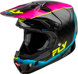Fly Racing Formula CC Underglow Helmet Black, Pink & Blue Small - M73-4350S