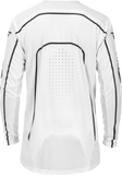 Fly Racing Rayce Bicycle Jersey White/Black Large - Long Sleeve Performance Cycling Jersey