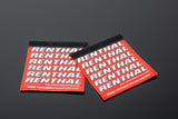 Renthal 7/8 in Team Clean Grip G255 - Red/Black/White