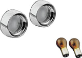 Kuryakyn Deep Dish Bezels with Smoke Lenses Red Light 2270