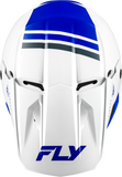 FLY Racing Kinetic Verdict Helmet White/Blue/Grey 2X - Off-Road Motorcycle Helmet