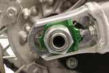 WORKS Green Elite Axle Blocks, Kawasaki KX250F, Part Number 17-248