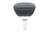 Mustang Motorcycle Driver Backrest, 79012GM, Black with Grey Stitching