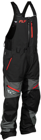 Fly Racing Incline Bib Grey/Black XL Tall - Durable Motorcycle Gear for Off-Road Riders