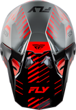 Fly Racing Youth Formula Cp Slice Helmet Grey/Red/Black YL – Lightweight, Impact-Resistant Design with Advanced Safety Features