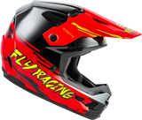 FLY Racing Youth Kinetic Surge Helmet Black/Red/Yellow YM – Off-Road Motorcycle Safety Gear