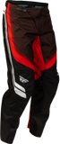 Fly Racing F-16 Raze Motorcycle Pants Black/Red/White, Size 46, Part Number 380-93146