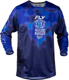 FLY RACING Small Kinetic Blur Jersey Blue/Navy 380-421S