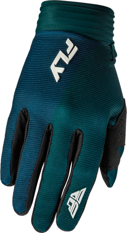 Fly Racing F 16 Gloves Teal and White XS – All-Around Performance Motocross Gloves