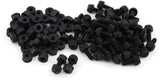 BOLT LPFB50 Black Nylon License Plate Thumb Screws and Locknuts, 50-Pack