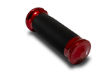 Performance Machine 24-25 Touring, 2025 Softail TBW Contour Handle Grip Set - Red, 0063-2105M-R