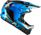 Fly Racing Werx R Flow Carbon Helmet Black Carbon/Blue/White Medium