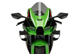 Puig Downforce Race Side Spoilers Black for Kawasaki Ninja ZX-10R and ZX-10RR, Part Number 20543N
