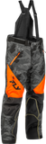 Fly Racing SNX Pro SB Pant Orange/Black 2X - Weatherproof Snowmobile Gear with Insulation and High-Visibility Features