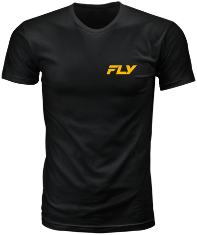 Fly Racing Freeride Tee Black Large - Comfortable Cotton Motorcycle T-Shirt