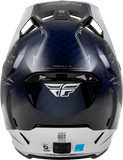 Fly Racing Formula S Carbon Legacy Youth Helmet Blue Carbon/Silver YL 73-4448YL