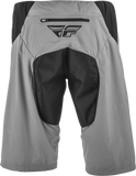 Fly Racing Radium Shorts Grey Size 36 – Lightweight Enduro and Downhill MTB Shorts with Four-Way Stretch and Advanced Fit System