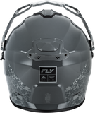Fly Racing Trekker Granite Helmet Grey/Grey Large – Part Number 73-7042L