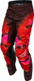 Fly Racing Kinetic Blur Pants Red/Maroon, Size 34 – Part 380-43234