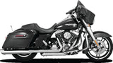 Vance and Hines 4-Inch Twin Slash Round Slip-On Exhaust, Model HD Dresser 95-16, Part Number 16763