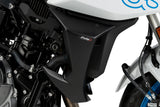 Puig 21783J Downforce Side Spoilers, Matte Black for Suzuki GSX-8S