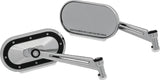 Kuryakyn 1765 Heavy Industry Mirrors Chrome/Black