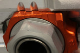 WORKS 17-263 Axle Blocks Elite KTM/Hus Orange