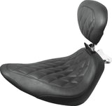 Mustang Motorcycle 14-Inch Wide Tripper Solo Seat with Driver Backrest, Model 79821