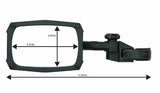 ATV TEK Clearview UTV Side Mirror Anti-Vibe UTVMIR1