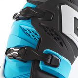 Gaerne SG-22 LE White/Black/Light Blue Motorcycle Boots, Size 12