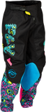 Fly Racing Youth Kinetic Mutant Pants Black/Multi Size 22, Part Number 379-53522