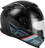 Fly Racing Sentinel Mech Motorcycle Helmet Black/Grey/Red XS, Part 73-8431XS