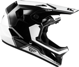 Fly Racing Yth Rayce Repeat Bicycle Helmet Black/White (Part #73-3620YM)