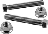WORKS 10 x 50 mm Ti Axle Adjuster Bolts KTM/Hus 10 mm/10 mm and 13 mm Nuts 70-635