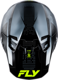 FLY RACING Formula S Carbon Protocol Helmet Black Carbon/Grey/Hi Vis Small 73-4464S