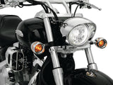 Kuryakyn Deep Dish Bezels with Smoke Lenses Red Light 2270