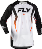 FLY RACING Large Evolution DST Bolt Jersey White/Black/Orange 380-122L