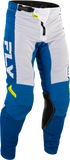 Fly Racing Kinetic Mesh Motorcycle Pants Blue/White/Hi-Vis, Size 38, Part 380-32438