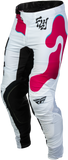 FLY Racing Lite Vibe Pants White/Pink/Blue, Size 28 – Part Number 380-73428