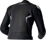 S1 D3o Leather Jacket Blk/Whi 4x