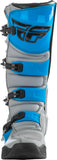 Fly Racing FR5 Boots Grey/Blue Size 11 - Durable Motorcycle Off-Road Footwear