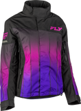 Fly Racing Women's SNX Pro Jacket Purple/Black XL – Waterproof and Breathable Snowboard Jacket