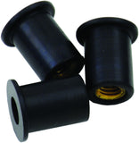 BOLT M5 Windscreen Fastener Rubber Well Nut Kit, 50-Pack, Part WSF-NUT-50
