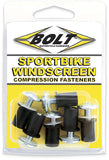 BOLT 2009-WSF Windscreen Fasteners, 6-Piece Kit