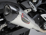 Yoshimura Alpha T Slip-On SS/CF Works Exhaust System - Part 14710BP520